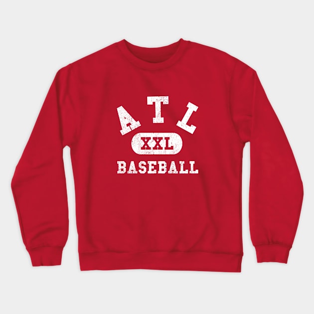 ATL Baseball III Crewneck Sweatshirt by sportlocalshirts